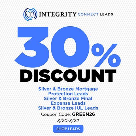 Integrity Silver and Bronze Mortgage, Final Expense and IUL Leads Promotion!