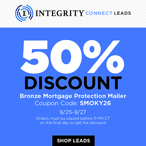 IntegrityCONNECT Bronze Mortgage Protection Mailer Promo!
