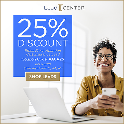 Ethos Fresh Abandon Cart Insurance Leads Promo!